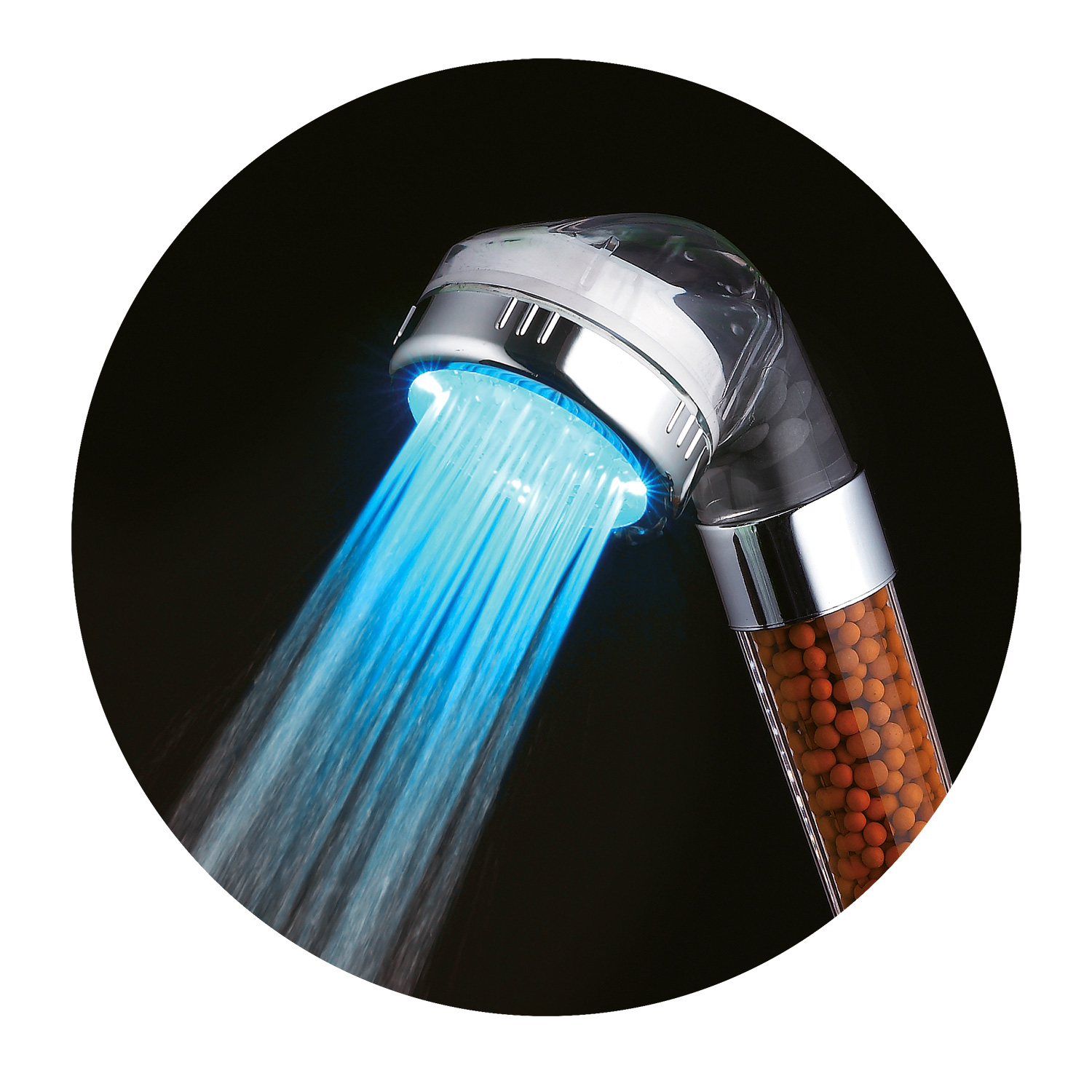 Cabezal de ducha LED con luz de flash de 3 colores Lluvia de 6 pulgadas  Leyfeng Alcachofa de la ducha